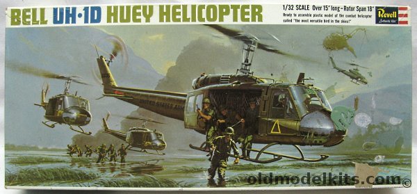 Revell 1/32 Bell Huey Helicopter UH-1D, H286 plastic model kit